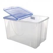 DODO BOX 41l 57x39x H 26 COPERCHIO PIEGH.AZZURRO