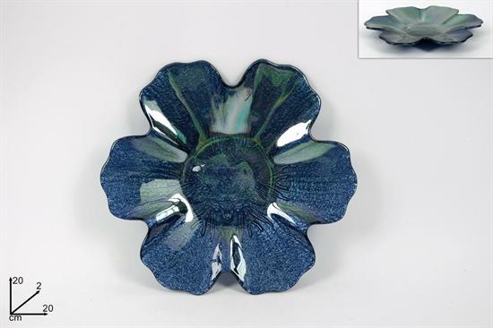 PIATTINO 20cm FIORE BLU