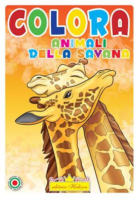 LIBRO COLORA ANIMALI DELLA SAVANA