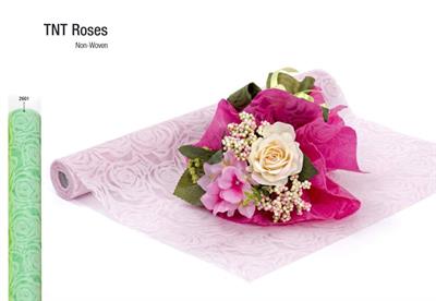 ROTOLO TNT ROSES VERDE 54cm col.2601