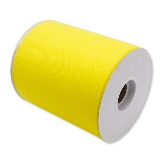 TULLE ROTOLO 12cm GIALLO 100mt