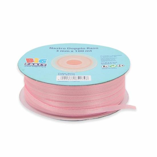 ROTOLO RASO 3mm 100mt ROSA