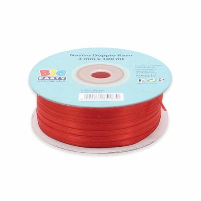 ROTOLO RASO 3mm 100mt ROSSO