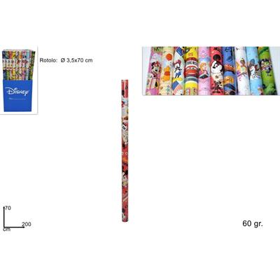 ROTOLO CARTA REGALO DISNEY 70x200