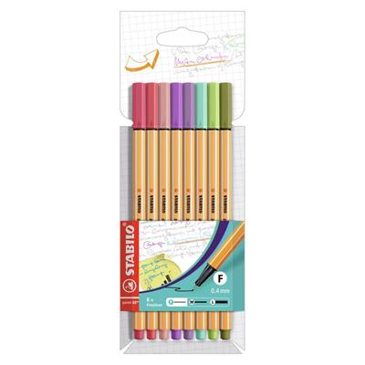 STABILO POINT88 8 colori PASTEL NEW