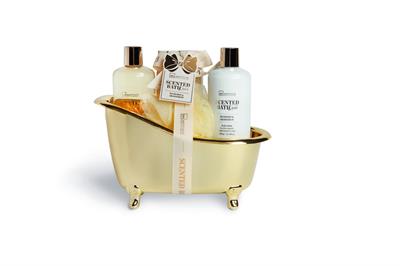 SET SCENTED BATHTUB 4pz BIG GOLD