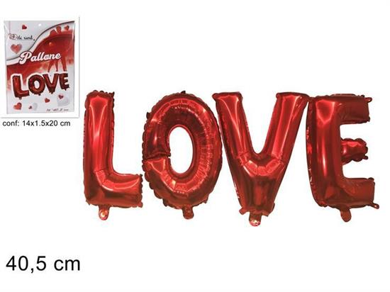 MYLAR SCRITTA LOVE 40cm