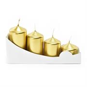 CANDELE AVVENTO 4pz ORO