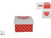 SCATOLA POIS C/CUORE 8x8x5