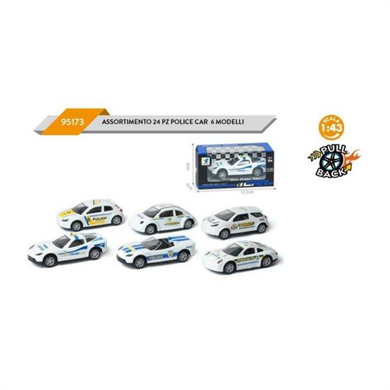 MODELLINO 1:43 POLICE CAR RETROCARICA