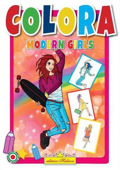 LIBRO COLORA MODERN GIRLS