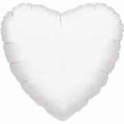 MYLAR CUORE 42cm BIANCO 17