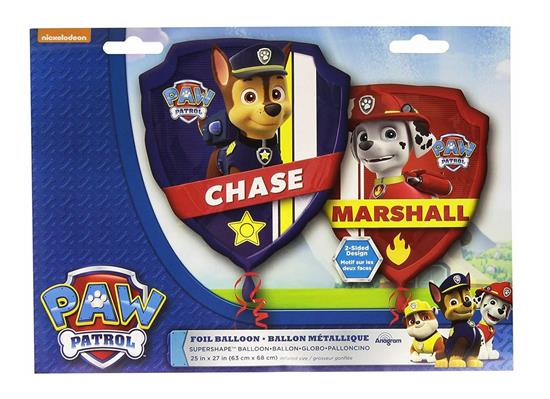 MYLAR PAW PATROL SUPERSHAPE 63x68cm