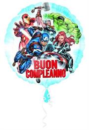 MYLAR AVENGERS BUON COMPLEANNO 42cm