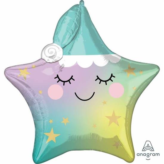 MYLAR SLEEP LITTLE STAR 60x63cm SUPERSHAPE