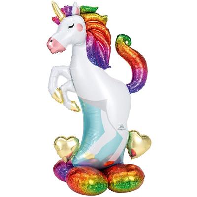 AIRLOONZ UNICORN 83x139cm GONFIAGGIO AD ARIA