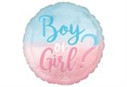 MYLAR 42cm GIRL OR BOY BIG REVEAL