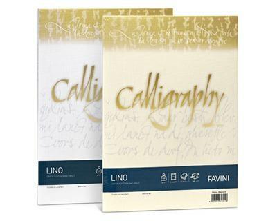 CALLIGRAPHY LINO 120gr BIANCO 50ff