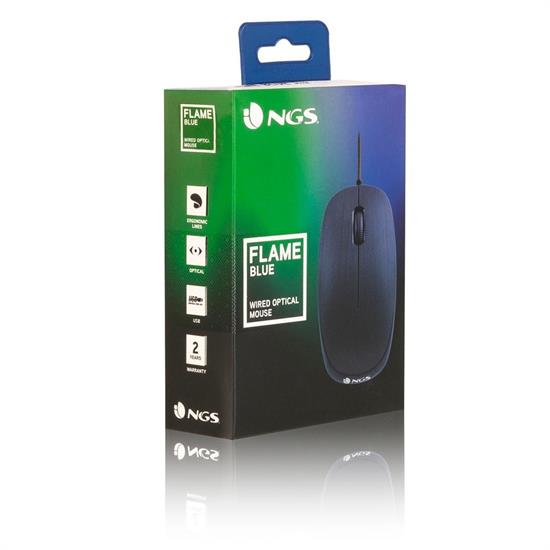 MOUSE OTTICO USB 1000DPI NGS BLU