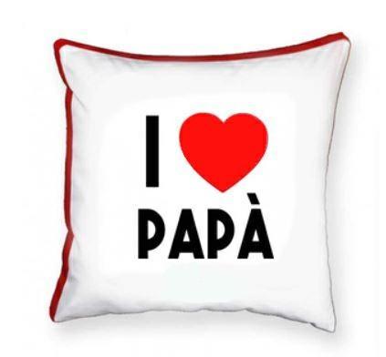 CUSCINO PAPA' 40x40 CUORE