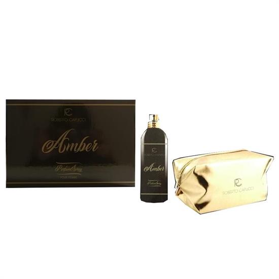 CONF. CAPUCCI AMBER EDT + POCHETTE