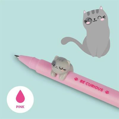 PENNA GEL LEGAMI LOVELY FRIENDS - KITTY - ink rosa