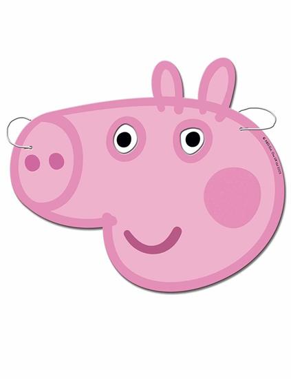 MASCHERE PEPPA PIG 6pz