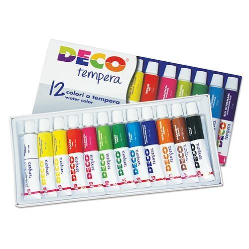 COLORI TEMPERA 12 TUBI