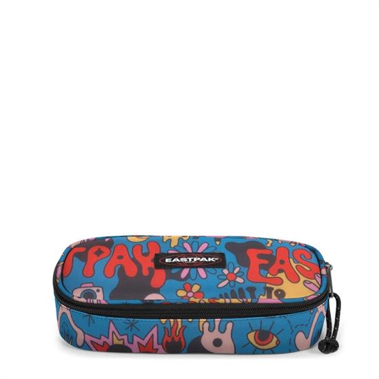 BUSTINA EASTPAK OVALE DOODLE BLUE