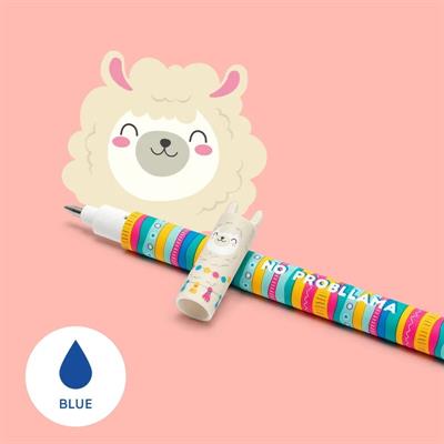 PENNA CANCELLABILE LEGAMI - LLAMA - ink blu