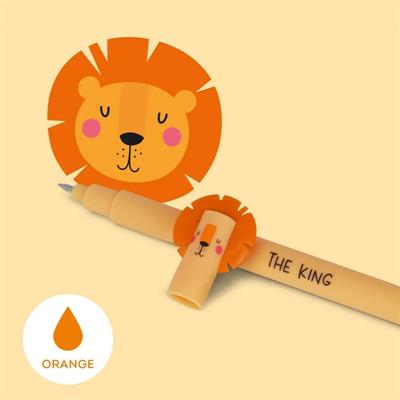 PENNA CANCELLABILE LEGAMI - LION - ink arancio