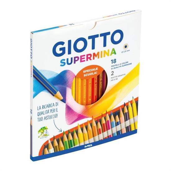 GIOTTO SUPERMINA DA 18 + 2 MATITE