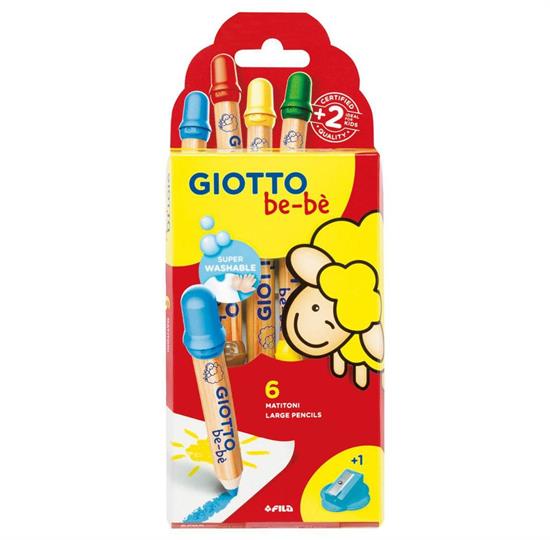 GIOTTO BEBE' 6 MATITONI NEW