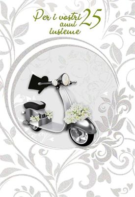 BIGLIETTO ANNIVERSARIO 25 ANNI VESPA