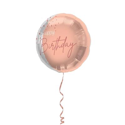 MYLAR 45cm COMPLEANNO LUSH BLUSH ROSE GOLD