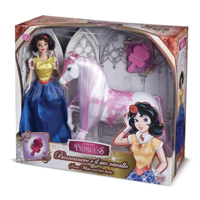 PRINCESS BIANCANEVE 30cm C/CAVALLO