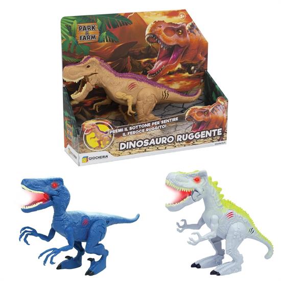 DINOSAURO 22cm LUCI E SUONI