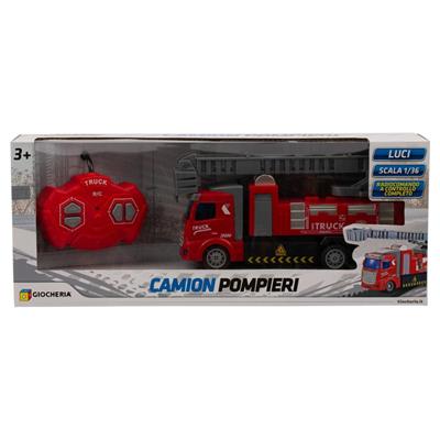 CAMION POMPIERI R/C C/SCALA