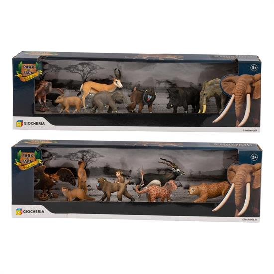 MONDO DELLA SAVANA 7 ANIMALI BOX