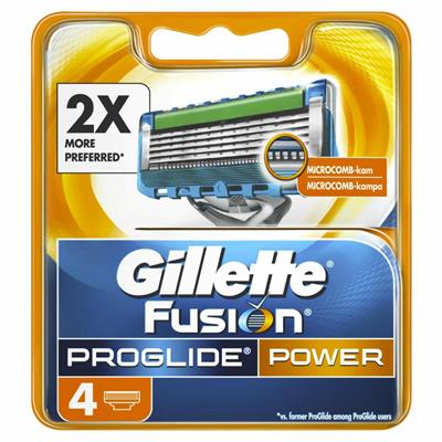 GILLETTE RICARICHE FUSION PROGLIDE POWER