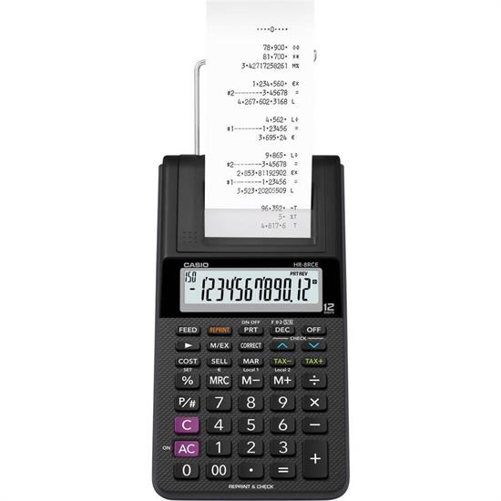 CASIO SCRIVENTE HR-8RCE NERA