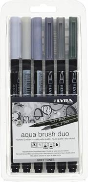 LYRA AQUA BRUSH COLORI GRIGIO 6pz