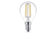 LAMPADINA LED FILAMENTO CALDO SFERA E14 4W