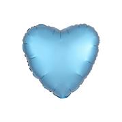 MYLAR CUORE 23cm CELESTE 9'