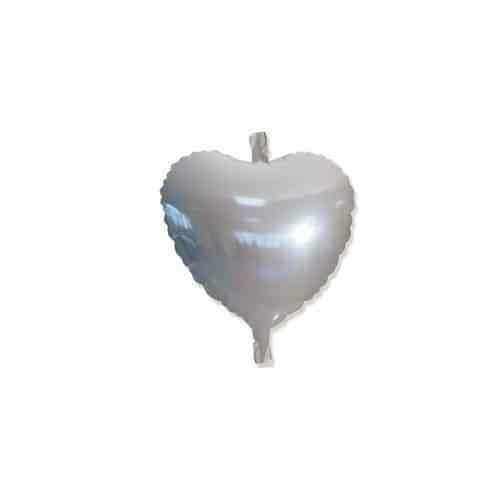 MYLAR CUORE 23cm ARGENTO 9'