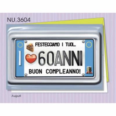 BIGLIETTO 60 ANNI X I TUOI 60 ANNI