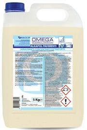 DETERGENTE PAVIMENTI 5Kg OMEGA ALKAPOL EXTRAFORTE