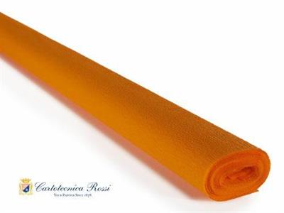 CARTA CRESPA 40gr ARANCIO CHIARO 50x250