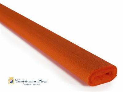 CARTA CRESPA 40gr ARANCIO 50x250