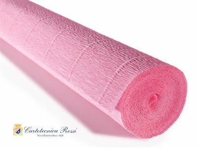 CARTA CRESPA 180gr ROSA CHIARO 50x250